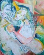 41 Mutterglück, 100x80 cm, 2013