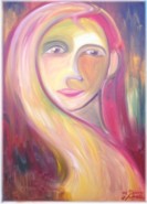 Mädchen mit langem Haar, 70 x 50 cm, 2010 