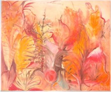 Herbst im Exotik-Kunst-Garten, 50 x 60 cm, 2010