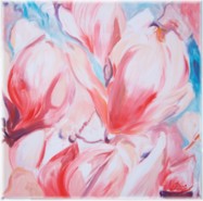 Magnolienblüten, 50x50 cm 